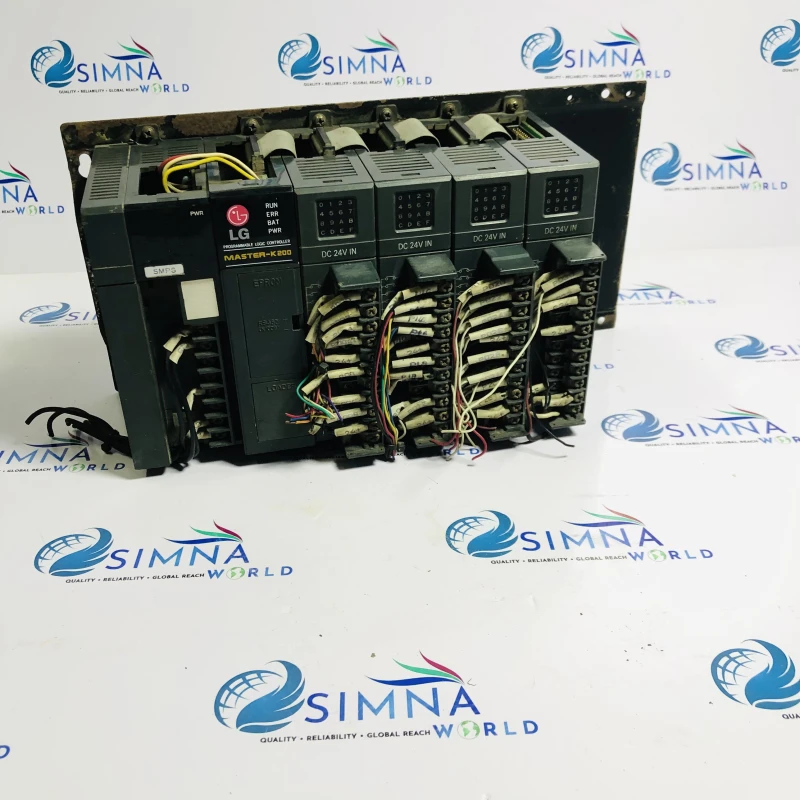 LG Master-K200 PLC System with SMPS Power Supply & DC 24V Input Modules thumbnail 3